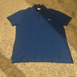 Lacoste Men's Classic Blue Polo Shirt